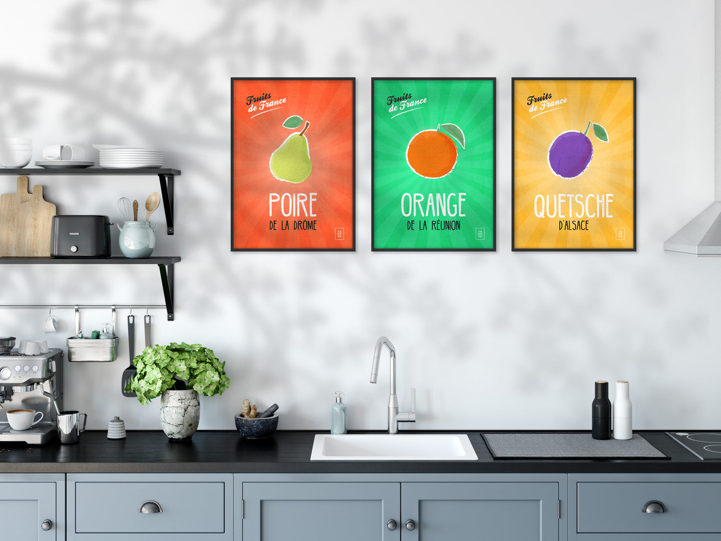 Affiche Quetsche | Fruits de France