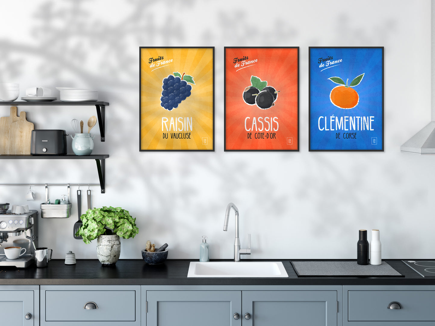 Affiche Raisin | Fruits de France