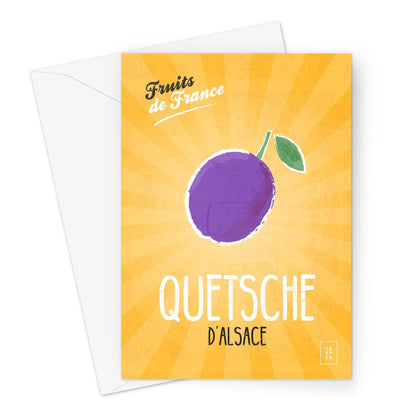 Quetsch card | Fruits of France