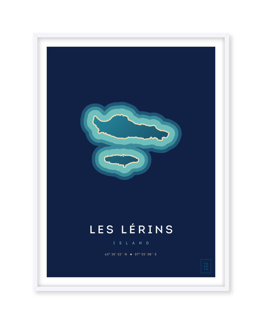Affiche des îles de Lérins