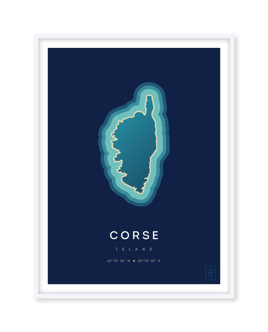 Corsica island poster