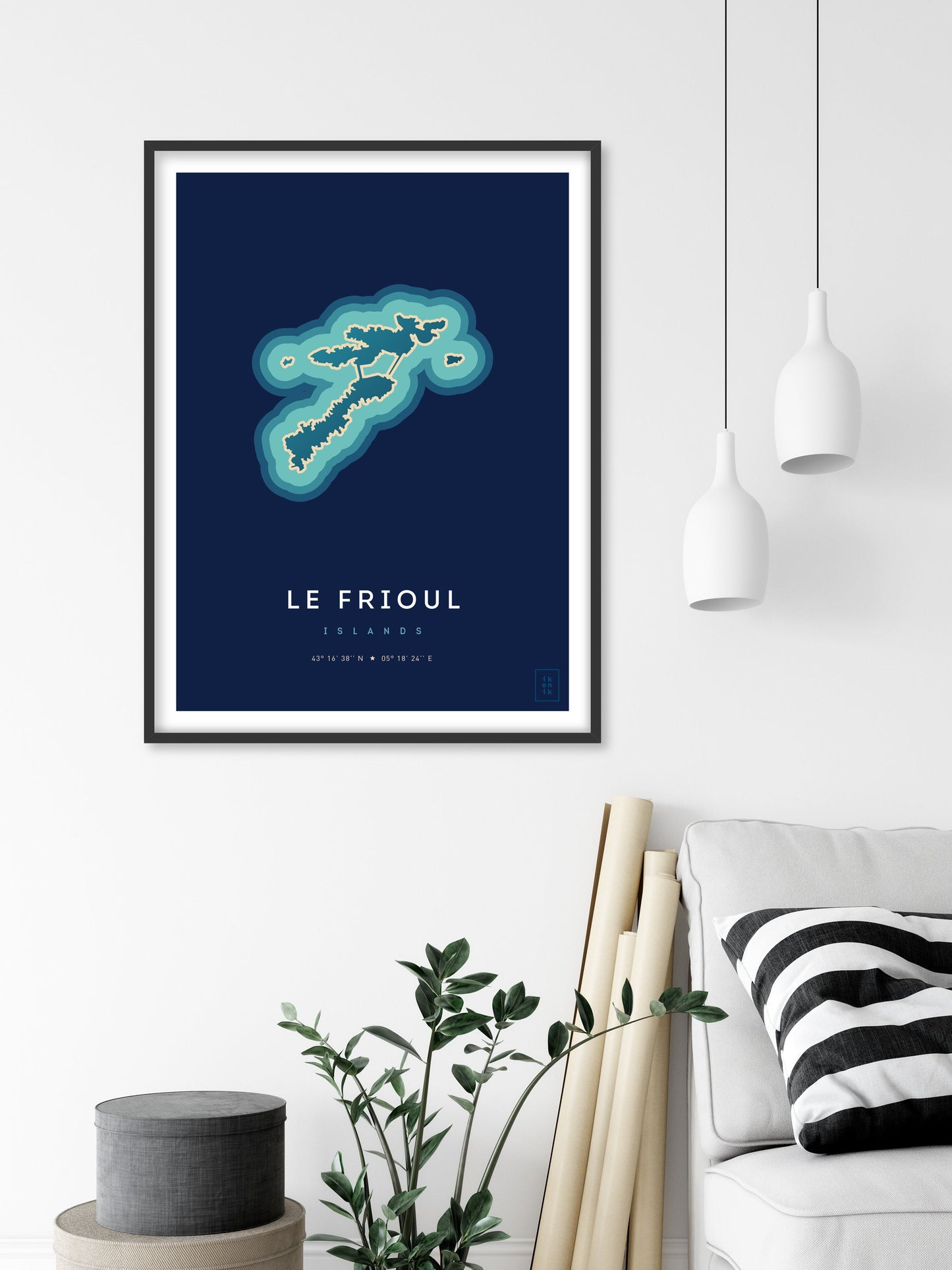Affiche des îles du Frioul