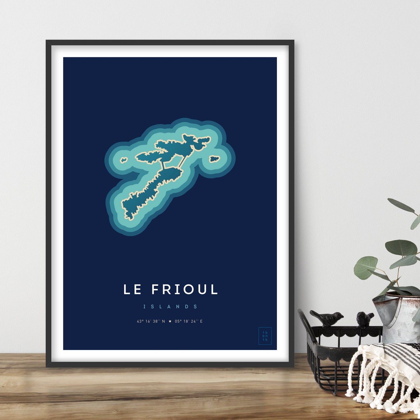 Frioul islands poster