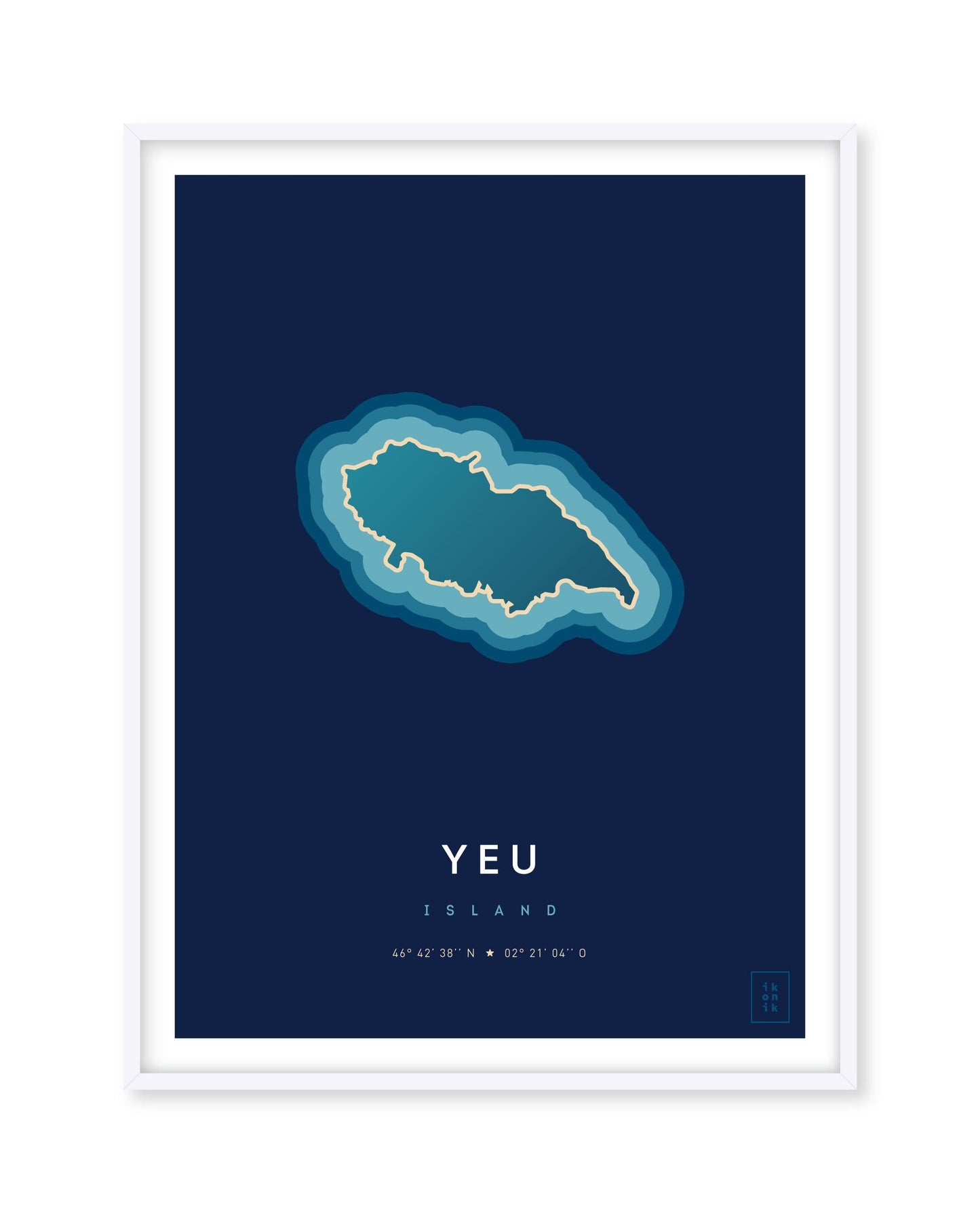 Affiche de l'île d'Yeu