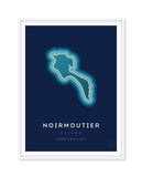 Noirmoutier island poster