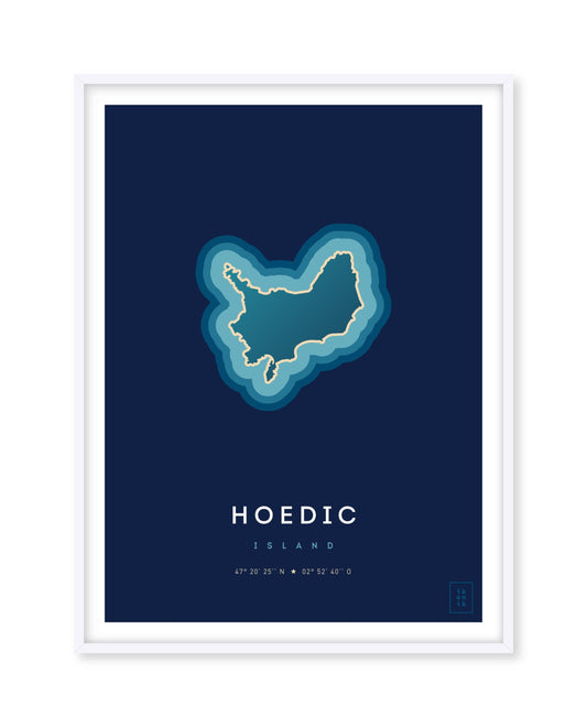 Affiche de l'île d'Hoedic