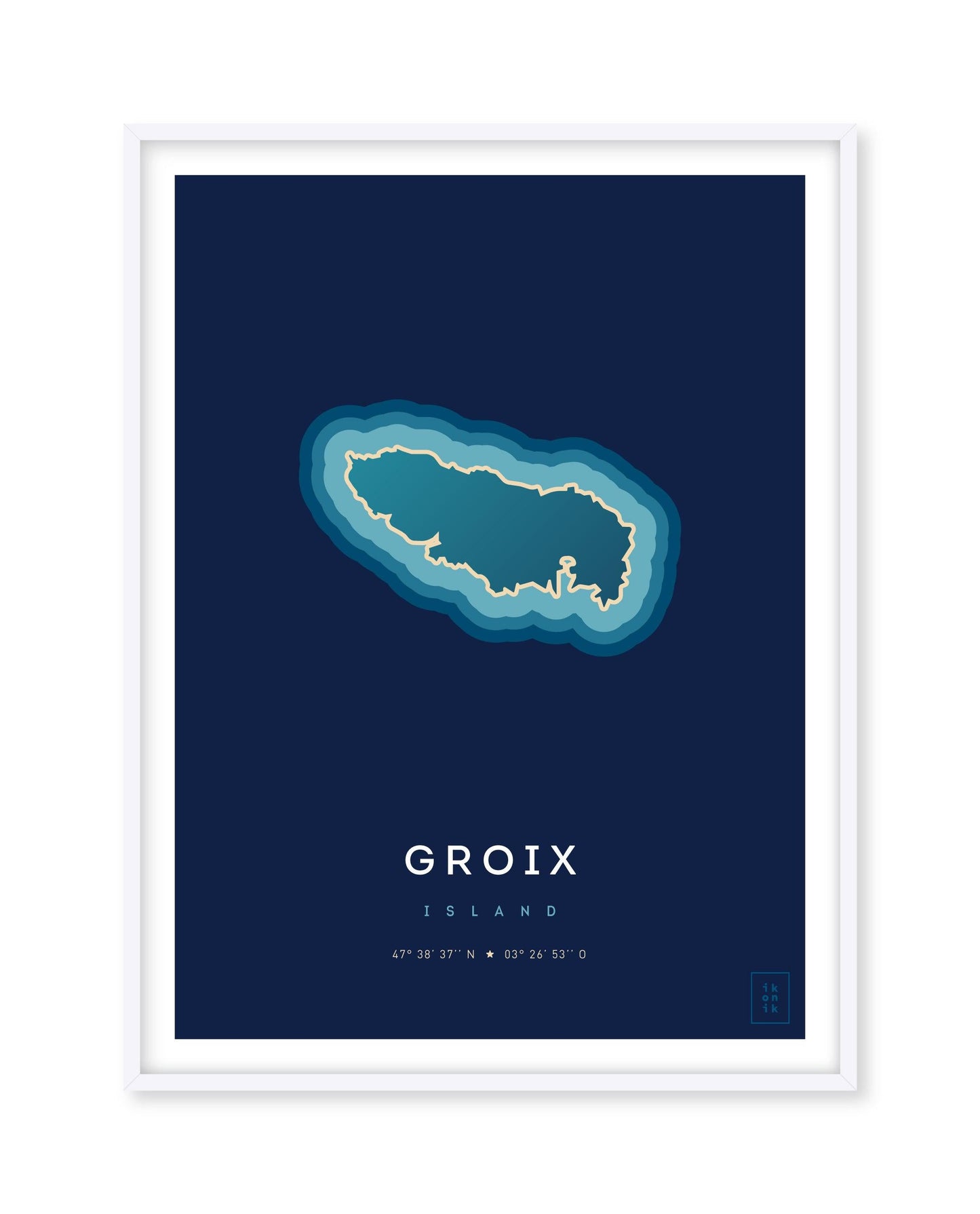 Affiche de l'île de Groix