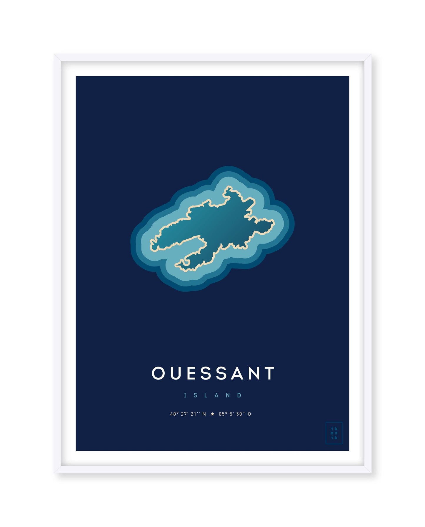 Ouessant island poster