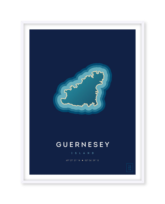 Guernsey Island Poster