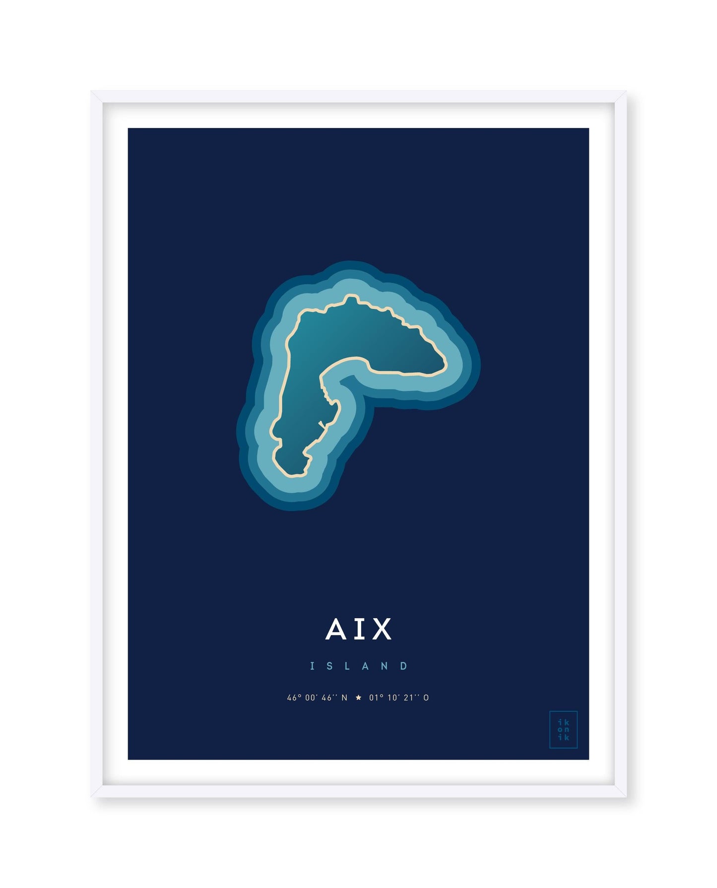 Affiche de l'île d'Aix