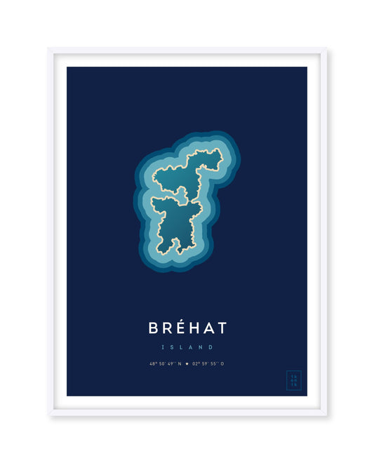 Affiche de l'île de Bréhat