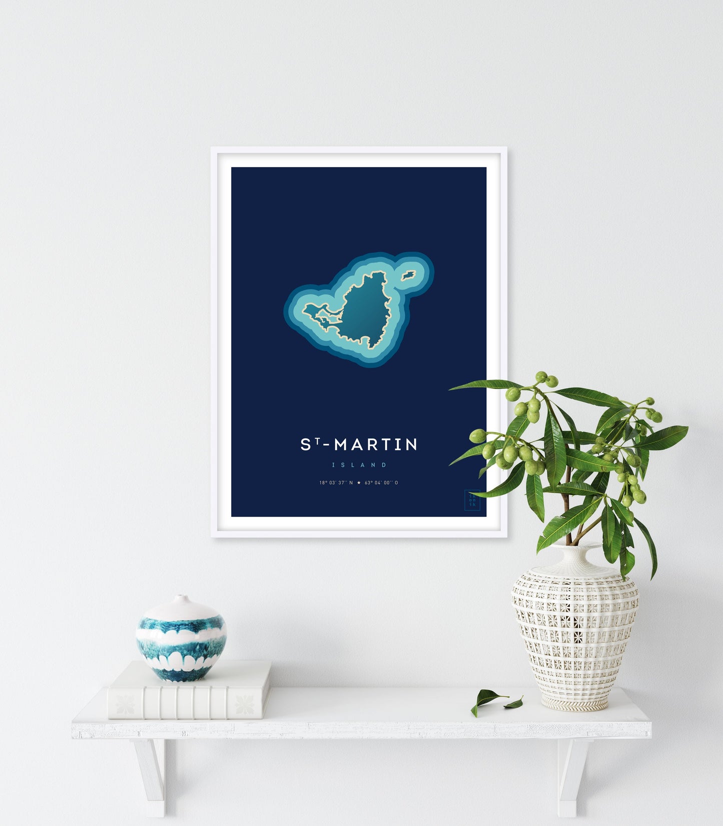 Saint Martin Island Poster