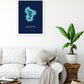 Mayotte island poster