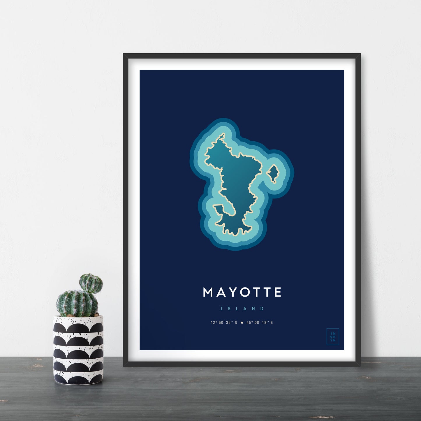 Mayotte island poster