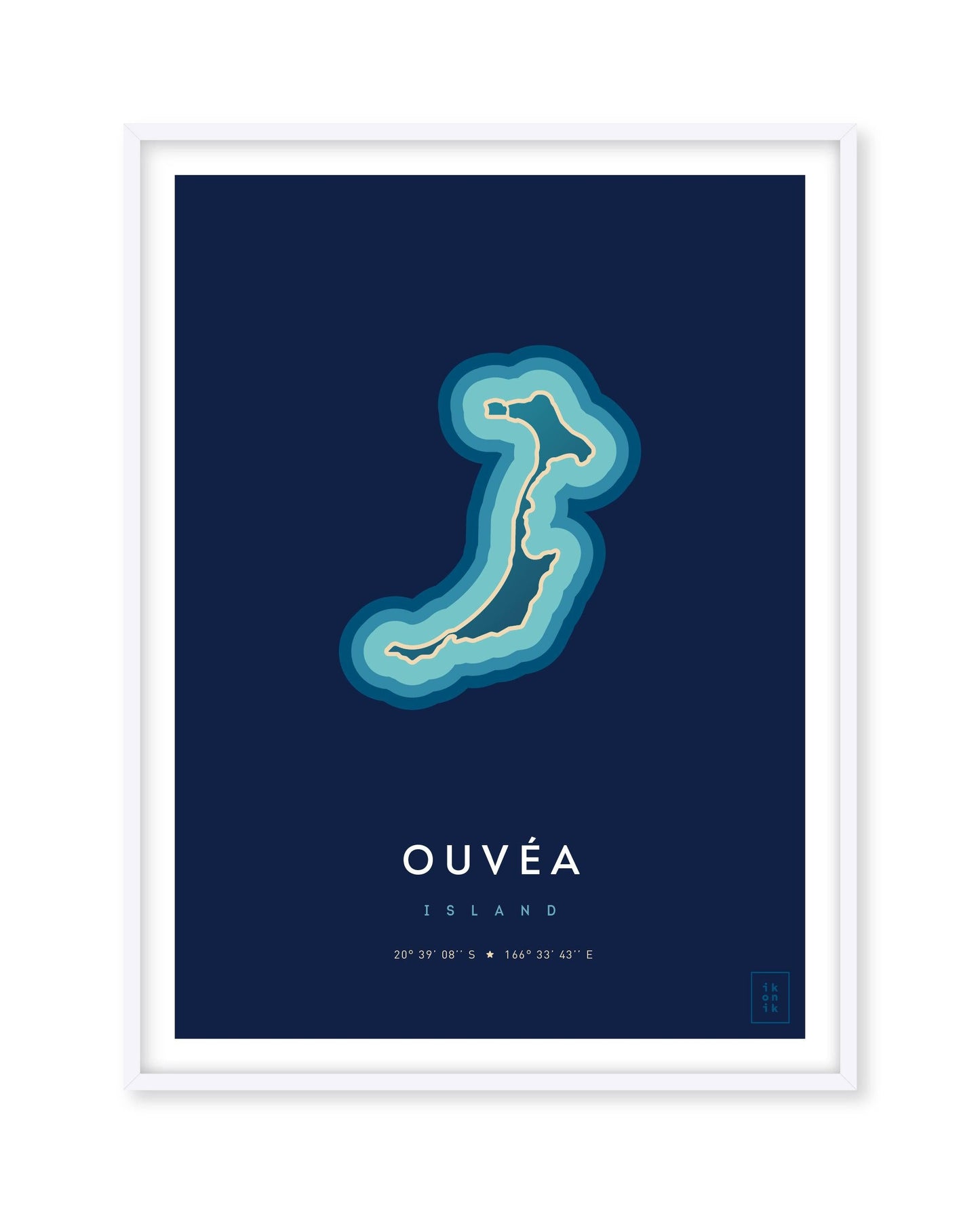 Affiche de l'île d'Ouvéa