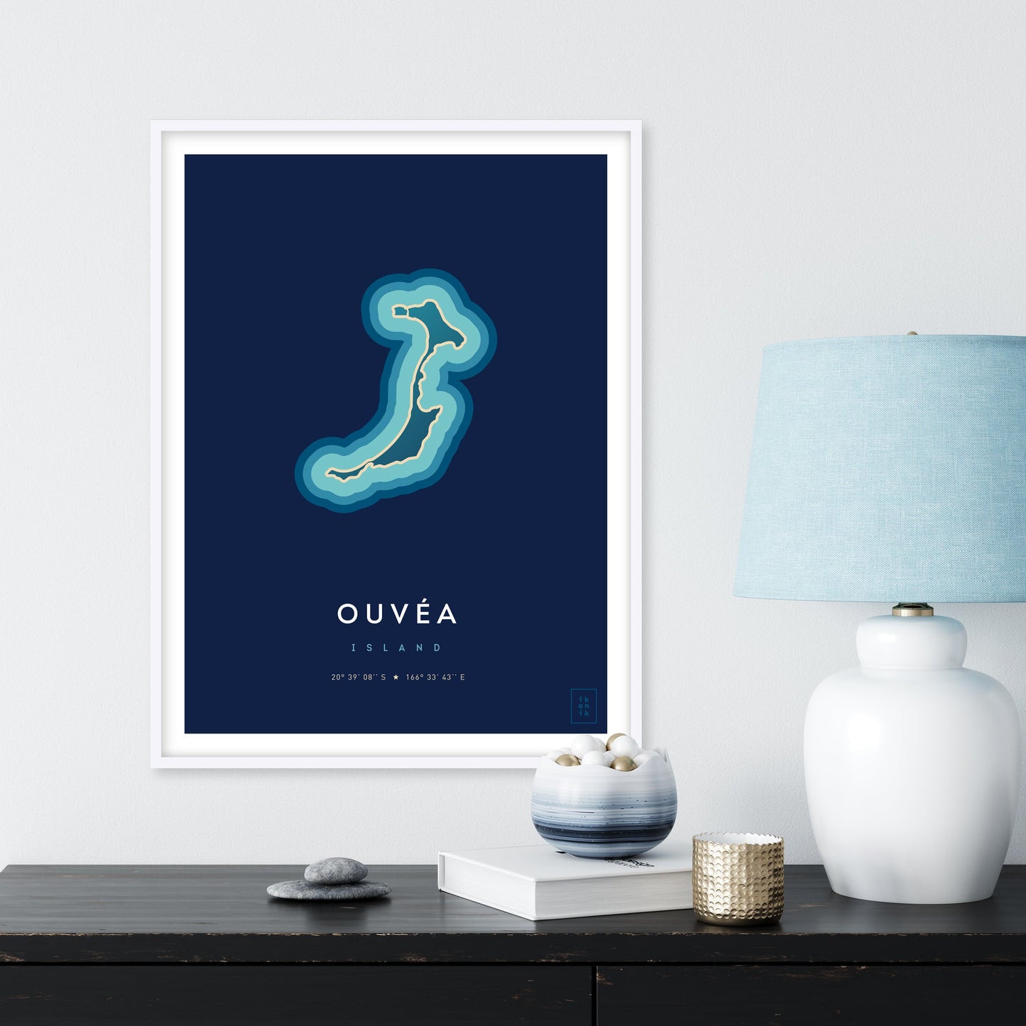 Affiche de l'île d'Ouvéa