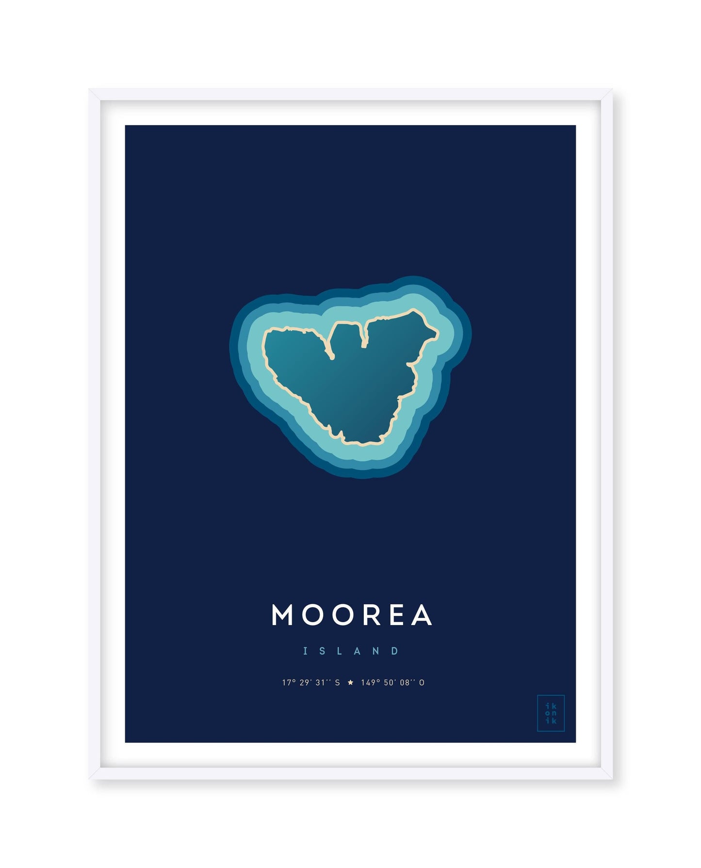Moorea Island Poster