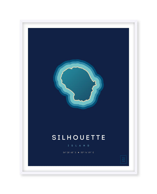 Silhouette Island Poster
