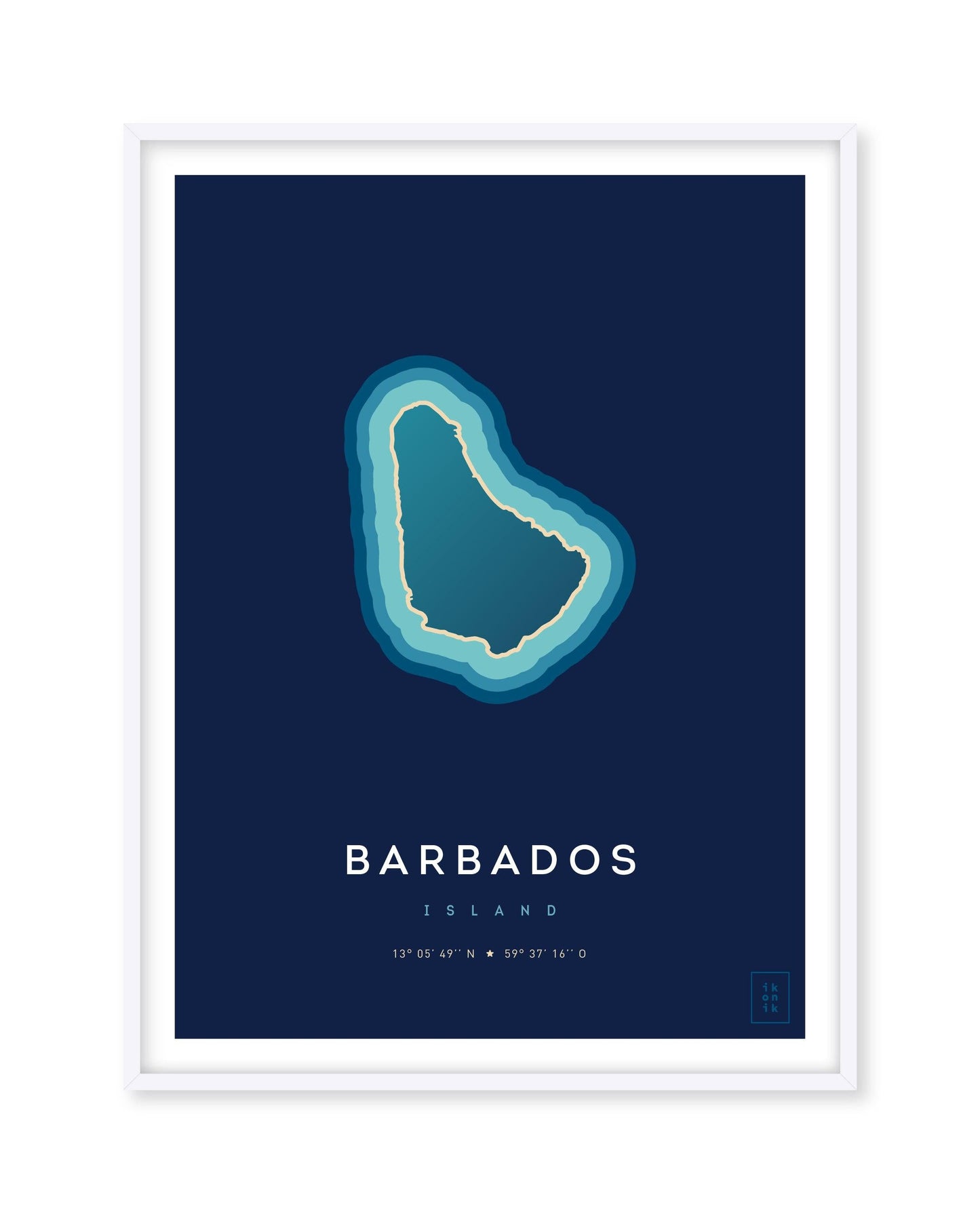 Barbados Island Poster