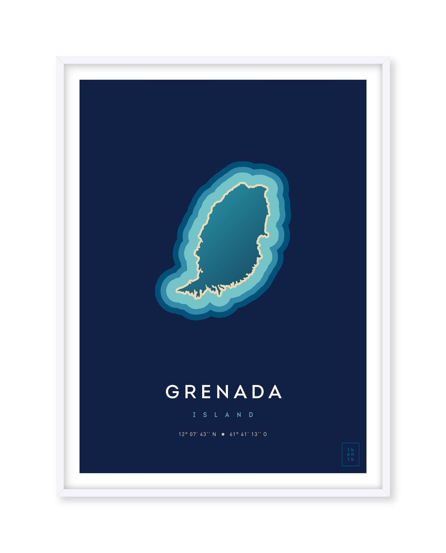 Affiche de l'île de la Grenade