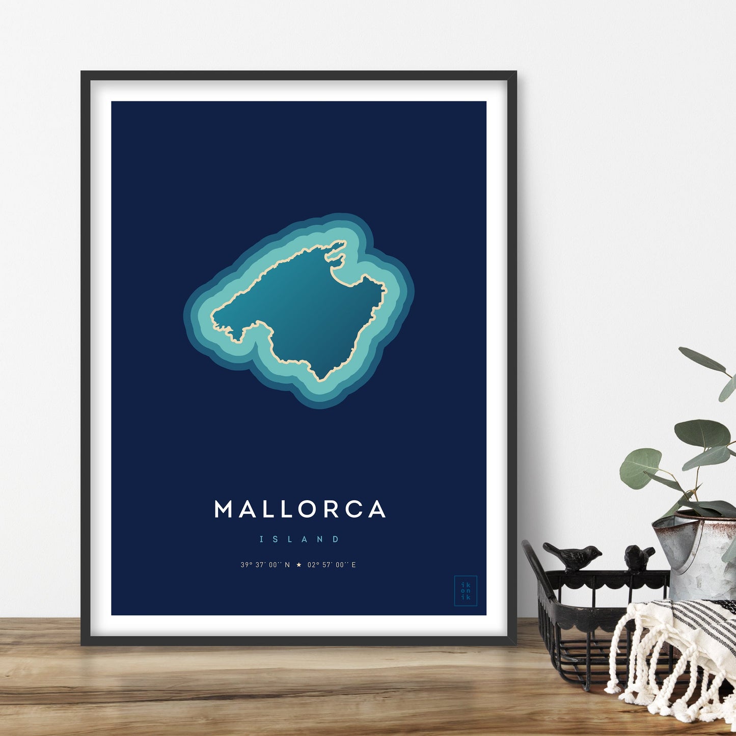 Affiche de l'île de Majorque