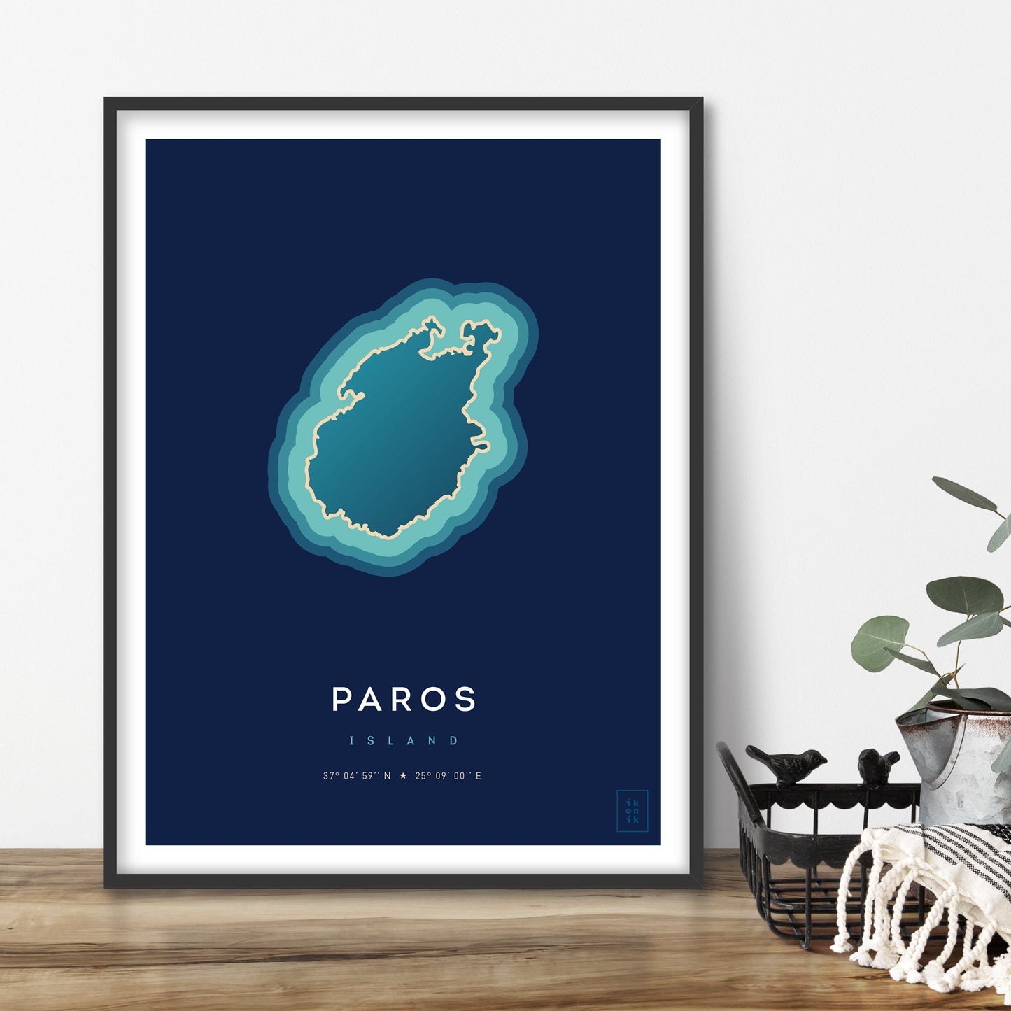 Affiche de l'île de Paros