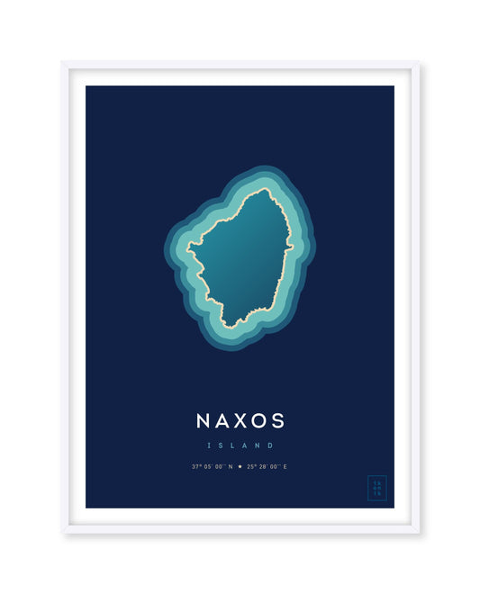 Affiche de l'île de Naxos